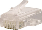Gardner Bender GMC-88M5 Modular Plug, Rounded, Cat 5 Cable, RJ-45 Connector, 8-Contact, 8-Position